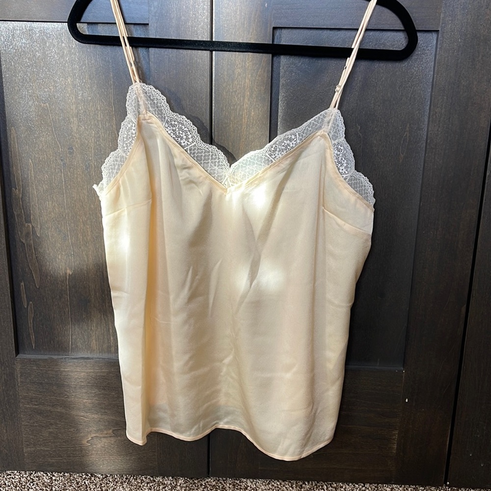 Abercrombie double strap lace cami